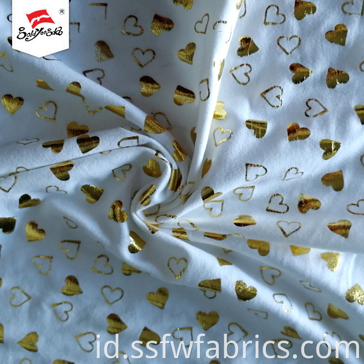 Elastic Dty Foil Printing Jersey